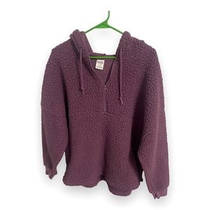 Pink by Victoria’s Secret purple sherpa jacket